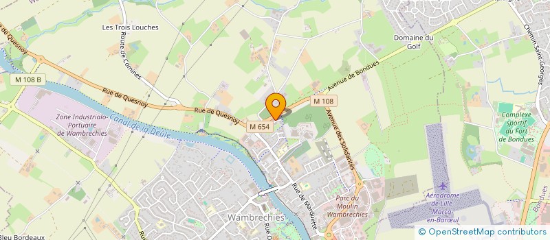 localisation de l'entreprise BEE BLOOM  WAMBRECHIES