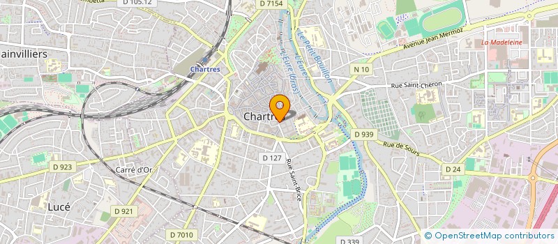 localisation de l'entreprise BEE COMMUNICATIONS à CHARTRES