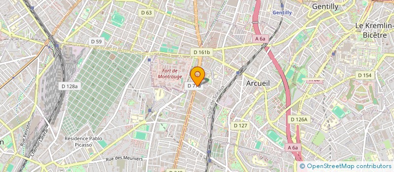 localisation de l'entreprise BEE COOL  ARCUEIL