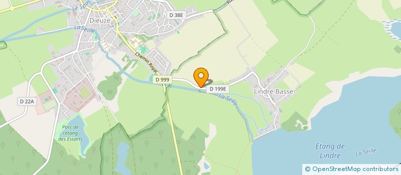 localisation de l'entreprise BEE COSMETIQUES  LINDRE-BASSE