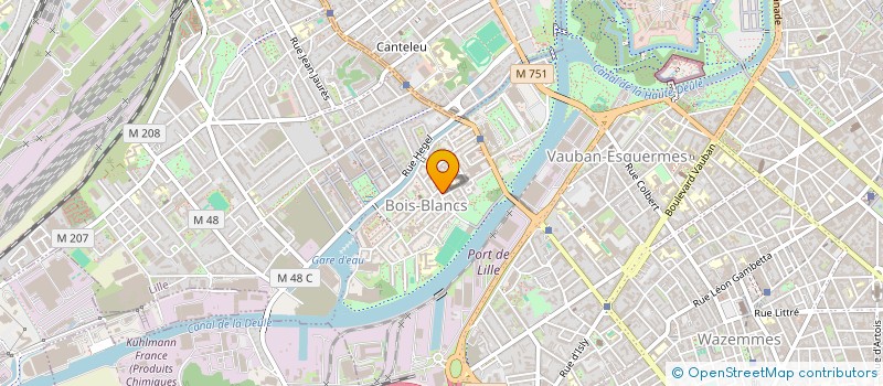 localisation de l'entreprise BEE GREEN à LILLE