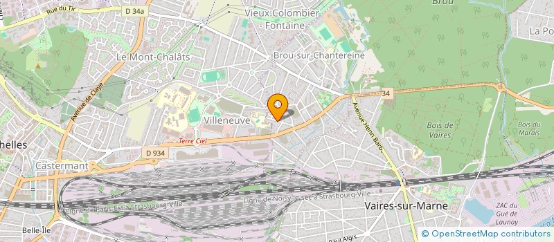 localisation de l'entreprise BEE H à BROU-SUR-CHANTEREINE