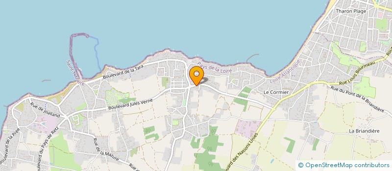 localisation de l'entreprise BEE INVESTISSEMENT à LA PLAINE-SUR-MER