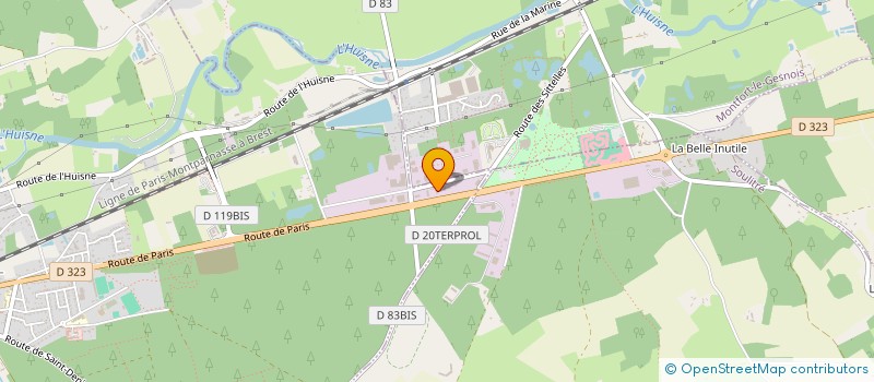 localisation de l'entreprise BEE LINE TRANSPORT  SAINT-MARS-LA-BRIERE