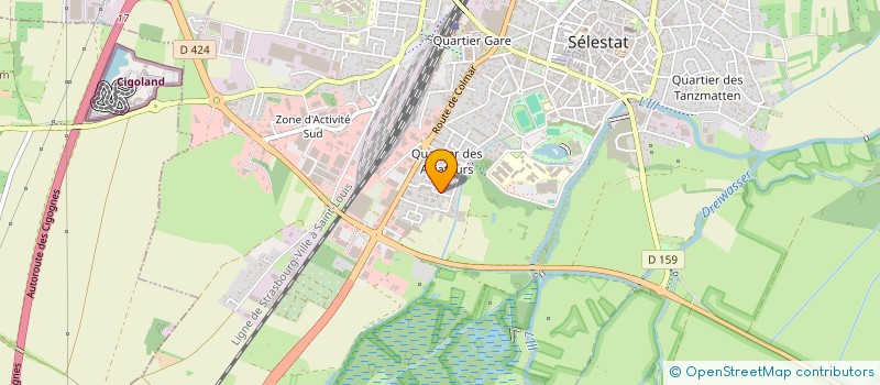 localisation de l'entreprise BEE'N HOME  SELESTAT