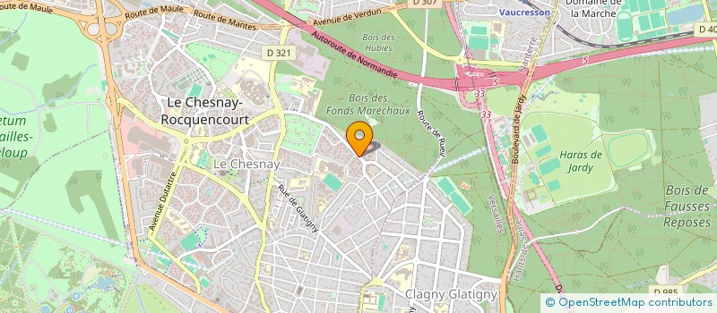 localisation de l'entreprise BEE NICE  LE CHESNAY-ROCQUENCOURT