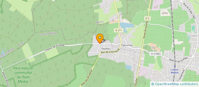 localisation de l'entreprise BEE NOMAD  LE PIAN-MEDOC