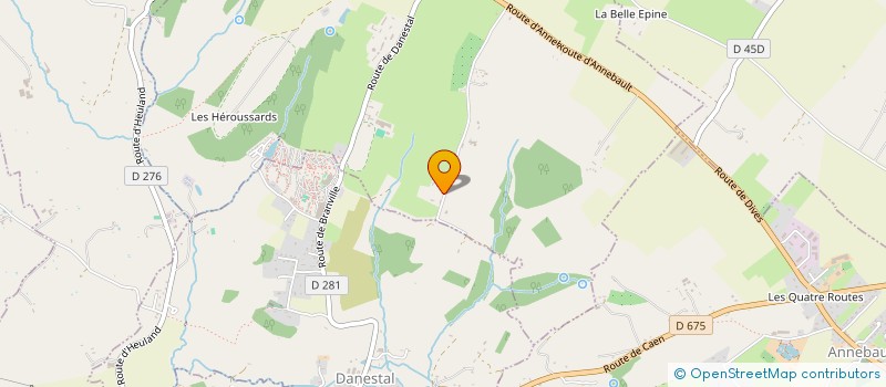 localisation de l'entreprise BEE NORMANDIE  BRANVILLE