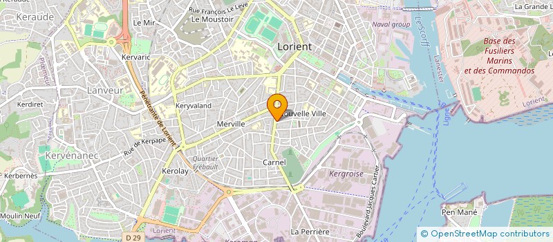 localisation de l'entreprise BEE ON THE SEA  LORIENT