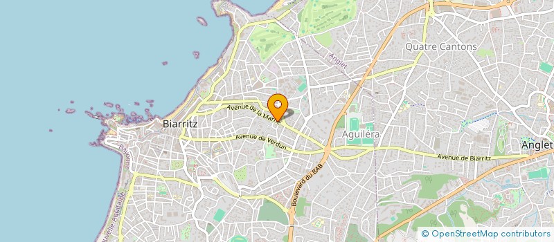 localisation de l'entreprise BEE ON TRACK à BIARRITZ