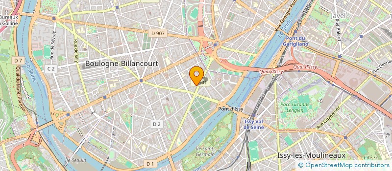 localisation de l'entreprise BEE PARTNERS à BOULOGNE-BILLANCOURT