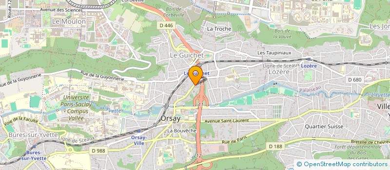 localisation de l'entreprise BEE PRESSING à ORSAY