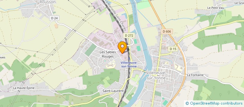 localisation de l'entreprise BEE PRINT à VILLENEUVE-SUR-YONNE