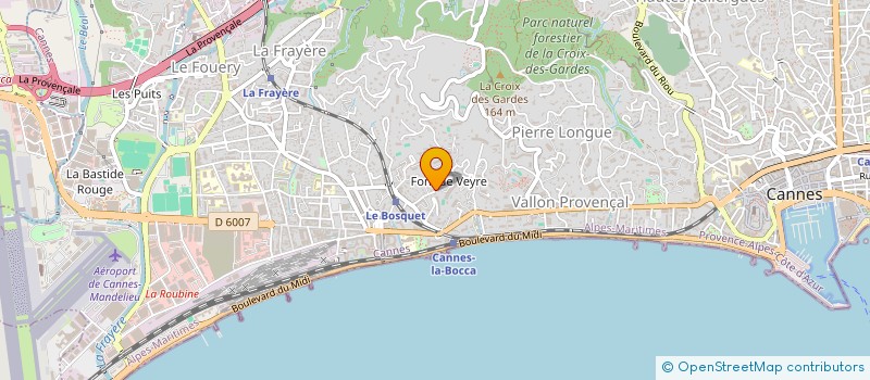 localisation de l'entreprise BEE READY à CANNES