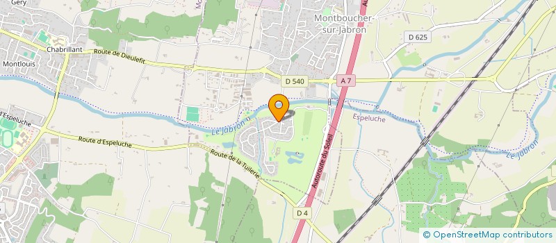 localisation de l'entreprise BEE RELAX  MONTBOUCHER-SUR-JABRON