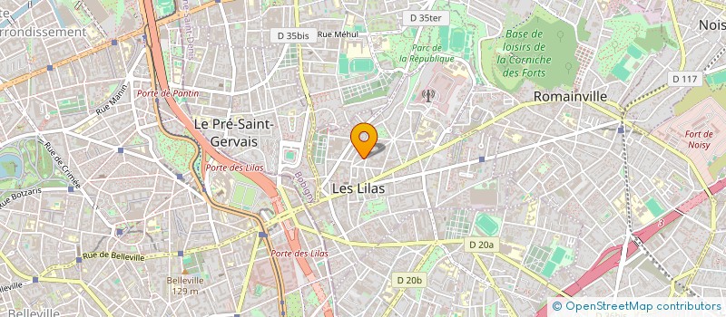 localisation de l'entreprise BEE SAFE à LES LILAS