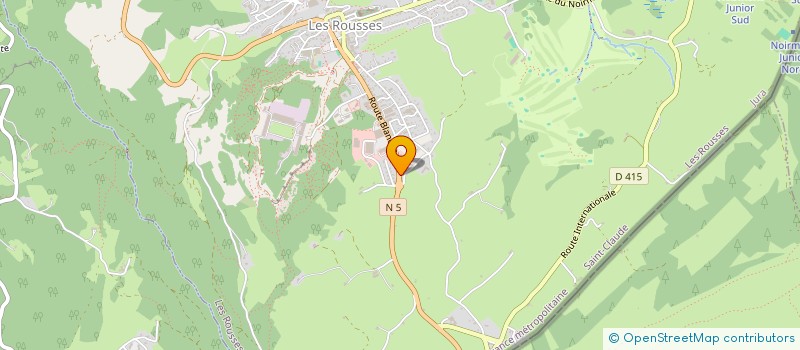 localisation de l'entreprise BEE SMART CONNECT  LES ROUSSES