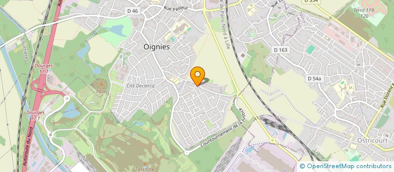 localisation de l'entreprise BEE'TALENT CONSULTING  OIGNIES