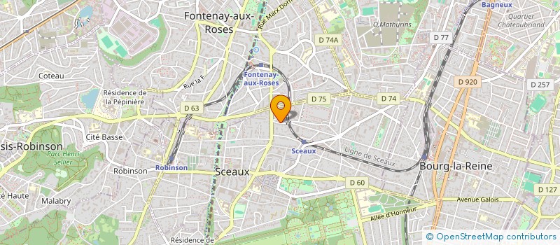 localisation de l'entreprise BEEBO  SCEAUX