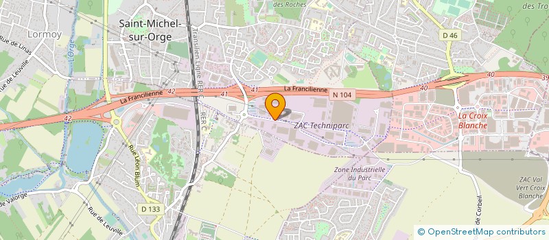 localisation de l'entreprise BEEC à SAINT-MICHEL-SUR-ORGE