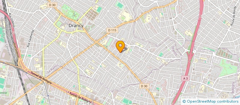 localisation de l'entreprise BEECAB à DRANCY