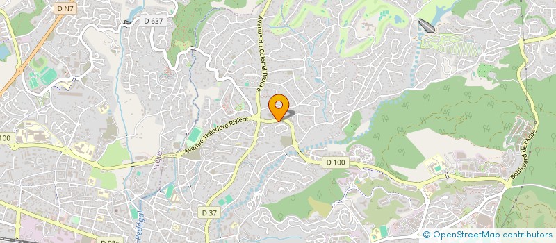 localisation de l'entreprise BEECHWOOD  SAINT-RAPHAEL