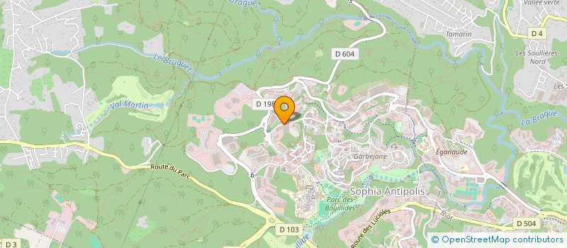 localisation de l'entreprise BEECOM SUD à VALBONNE