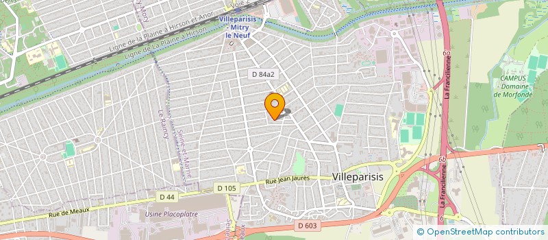 localisation de l'entreprise BEEDIGITAL  VILLEPARISIS