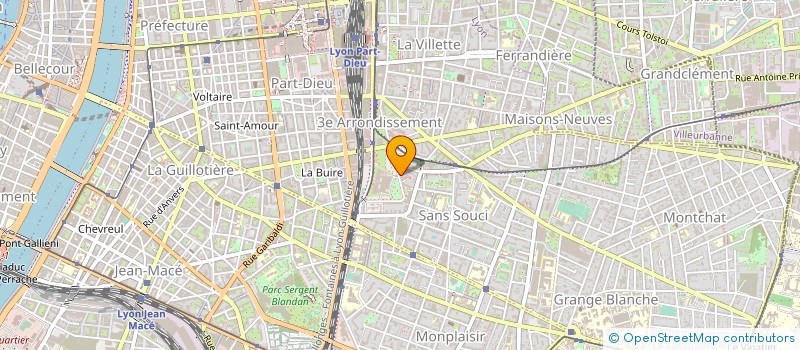 localisation de l'entreprise BEEE'S CONSEILS PLACEMENTS COURTAGE  LYON