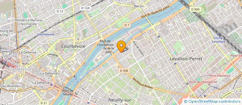 localisation de l'entreprise BEEESS ISLAND à NEUILLY-SUR-SEINE
