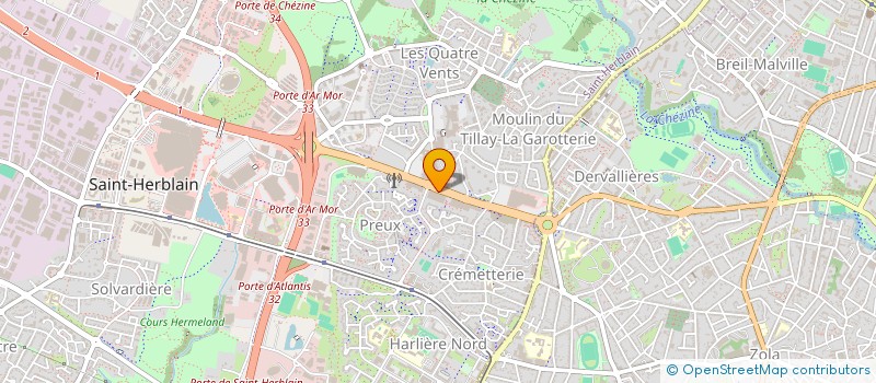 localisation de l'entreprise BEEF AND GRILL à SAINT-HERBLAIN