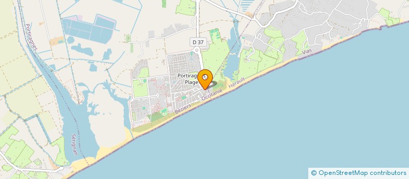 localisation de l'entreprise BEEF & FISH  PORTIRAGNES