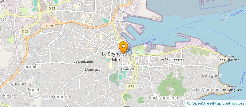 localisation de l'entreprise BEEF GRILL  LA SEYNE-SUR-MER