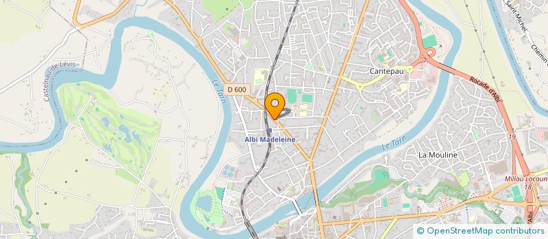 localisation de l'entreprise BEEF'THOM à ALBI