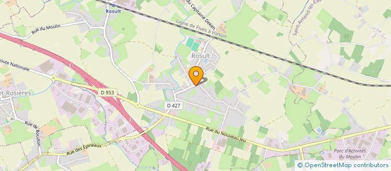 localisation de l'entreprise BEEG  ROSULT