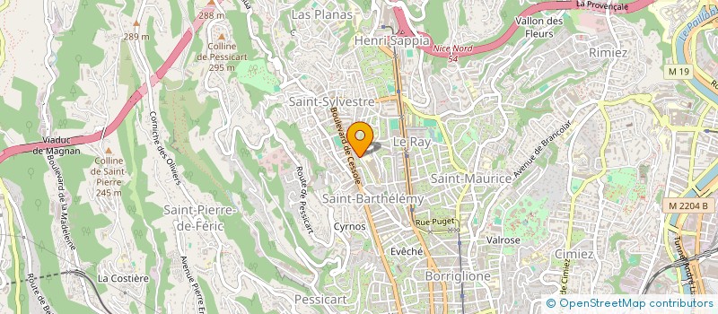 localisation de l'entreprise BEEGBOX à NICE