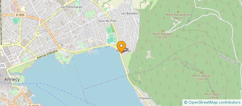 localisation de l'entreprise BEEGOU à ANNECY