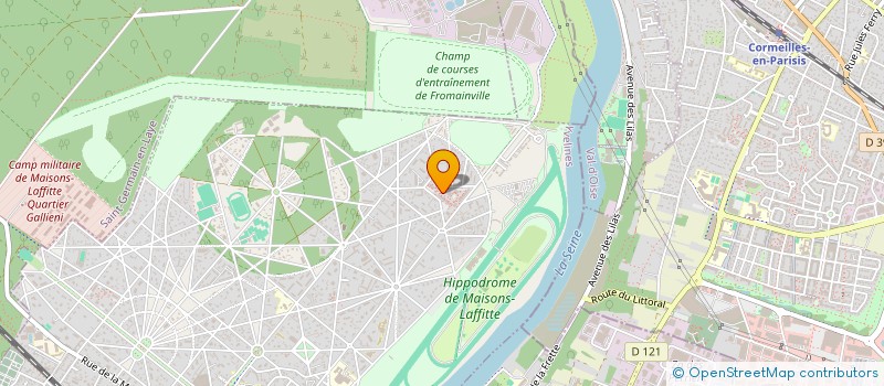 localisation de l'entreprise BEEHIVE LA RUCHE à MAISONS-LAFFITTE