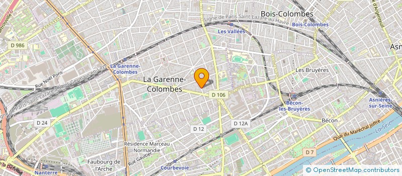 localisation de l'entreprise BEEHIVE PARTNERS  LA GARENNE-COLOMBES