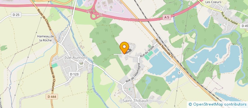 localisation de l'entreprise BEELL CONCEPT PISCINE  SAINT-THIBAULT