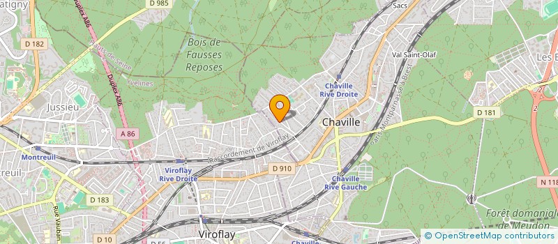 localisation de l'entreprise BEELO CONSEIL à CHAVILLE