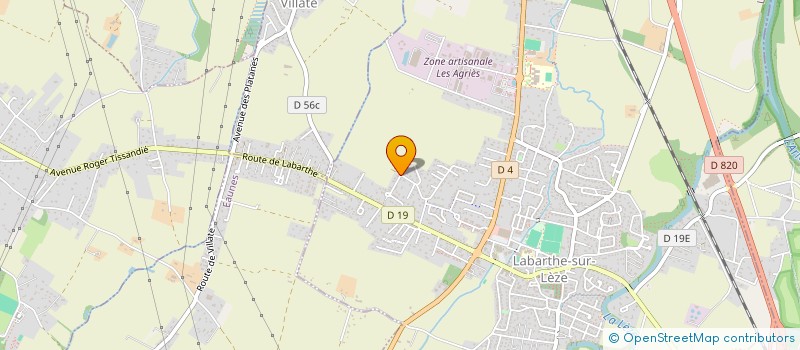 localisation de l'entreprise BEEM LOCATIONS  LABARTHE-SUR-LEZE