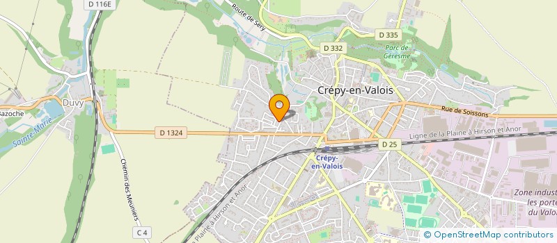 localisation de l'entreprise BEEMINDZ  CREPY-EN-VALOIS