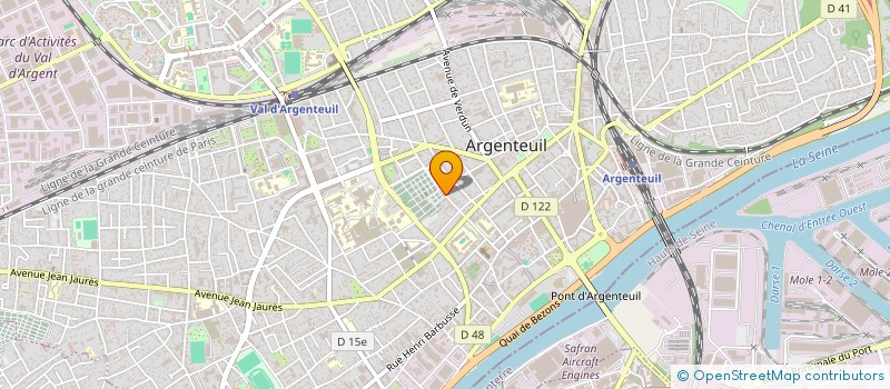 localisation de l'entreprise BEEP  ARGENTEUIL