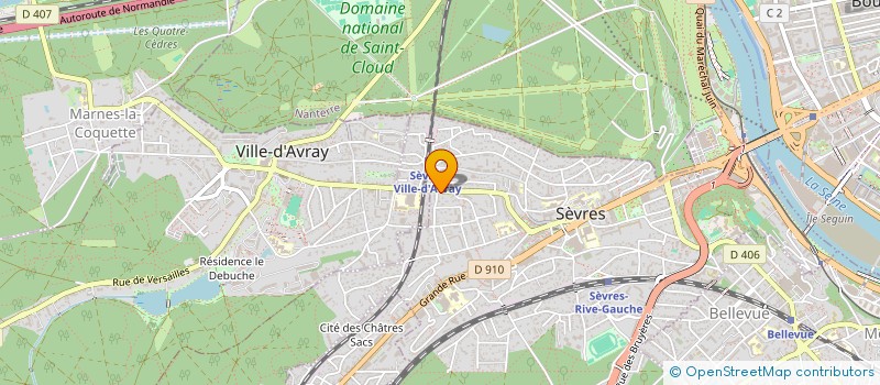 localisation de l'entreprise BEEPLANETE à SEVRES