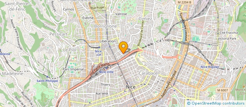 localisation de l'entreprise BEER&DASH à NICE
