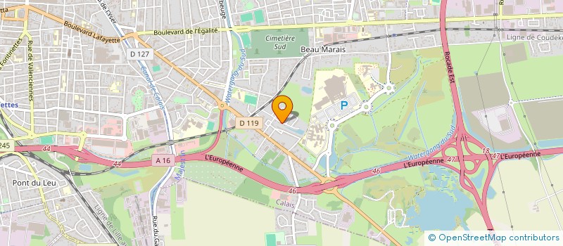 localisation de l'entreprise BEER DEN à CALAIS