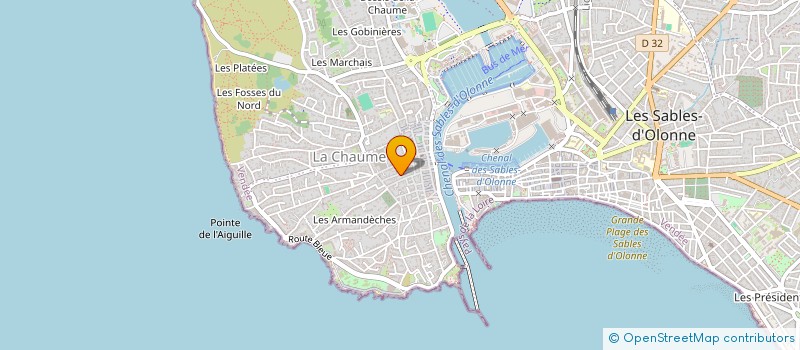 localisation de l'entreprise BEEREADY4 à LES SABLES D'OLONNE