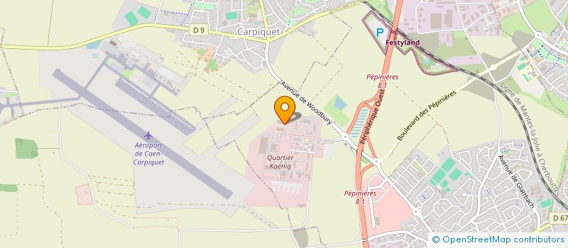 localisation de l'entreprise BEEROUETTE  BRETTEVILLE-SUR-ODON