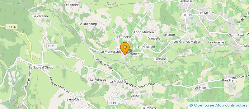 localisation de l'entreprise BEERWIND  COGNY